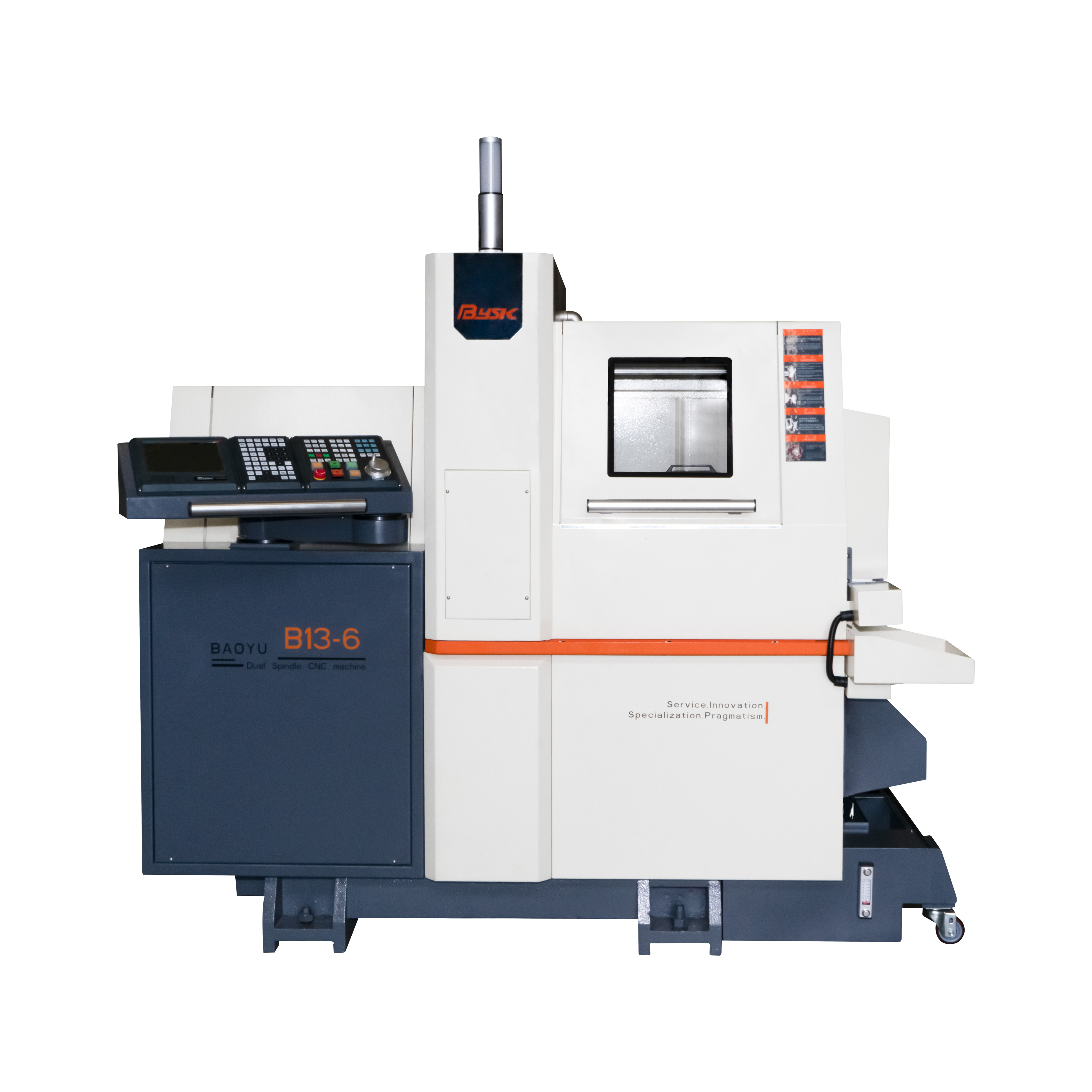 B13-6六軸雙主軸走心式數(shù)控車床